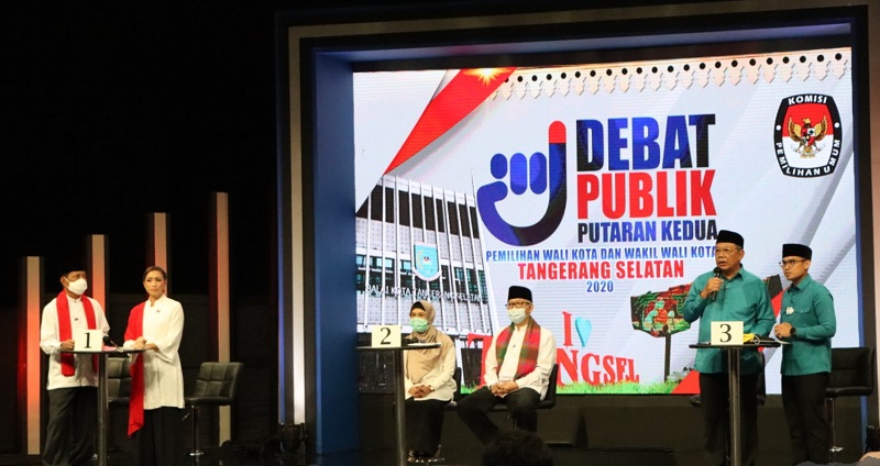 Kandidat Pilkada Tangsel. (Foto: KPU Tangsel).