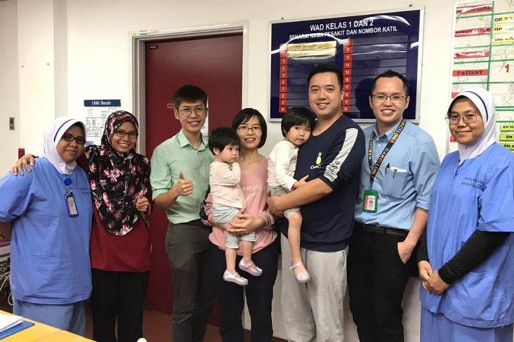 Seorang anak perempuan warga negara China di Pulau Langkawi Malaysia yang sebelumnya dinyatakan positif terjangkit corona atau coronavirus (2019-nCoV) dinyatakan sembuh dan bebas sepenuhnya dari wabah tersebut. (Foto ANTARA/FB KKM)