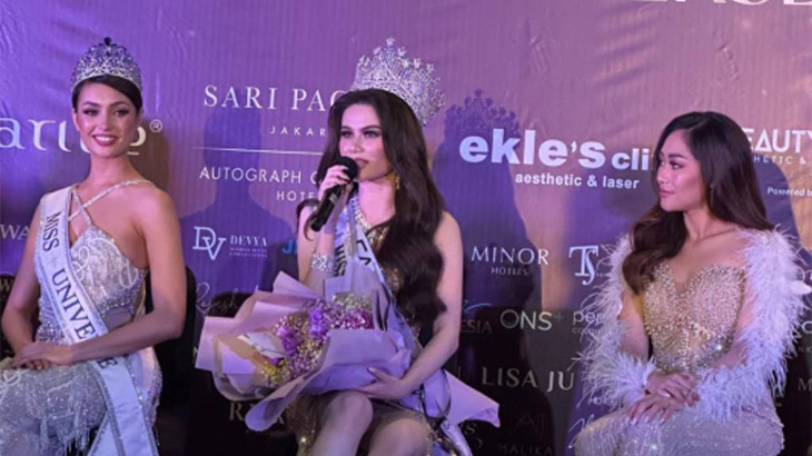 Miss Universe Indonesia 2023 Fabienne Nicole Siap Memesona di El Salvador