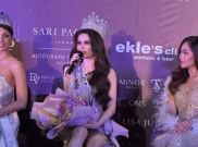 Miss Universe Indonesia 2023 Fabienne Nicole Siap Memesona di El Salvador
