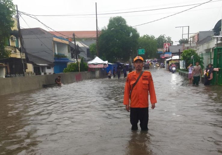 17 Wilayah Tangerang Selatan Banjir, Genangan Tertinggi di Perumahan Puri Bintaro Indah