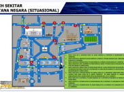 9 Jalur Rekayasa Lalu Lintas Seputar Istana Saat Hari H Pelantikan Kepala Daerah 