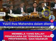 [HOAKS atau FAKTA]: Yusril Mundur dari Tim Pengacara Prabowo-Gibran