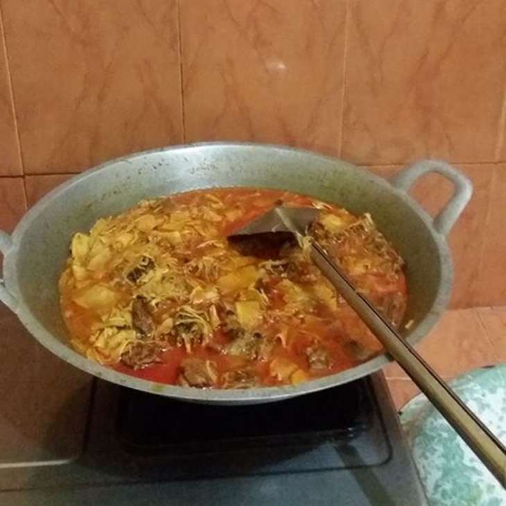 Olahan rebung khas Gayo. (Foto: facebook.com/azharilubis.azhari)