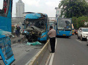 Polisi Periksa Sampel Darah Sopir Transjakarta yang Tewas karena Kecelakaan