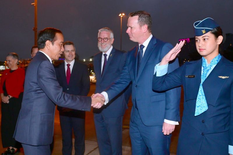 Presiden Jokowi Lanjutkan Kunjungan Kerja ke Papua Nugini dari Australia