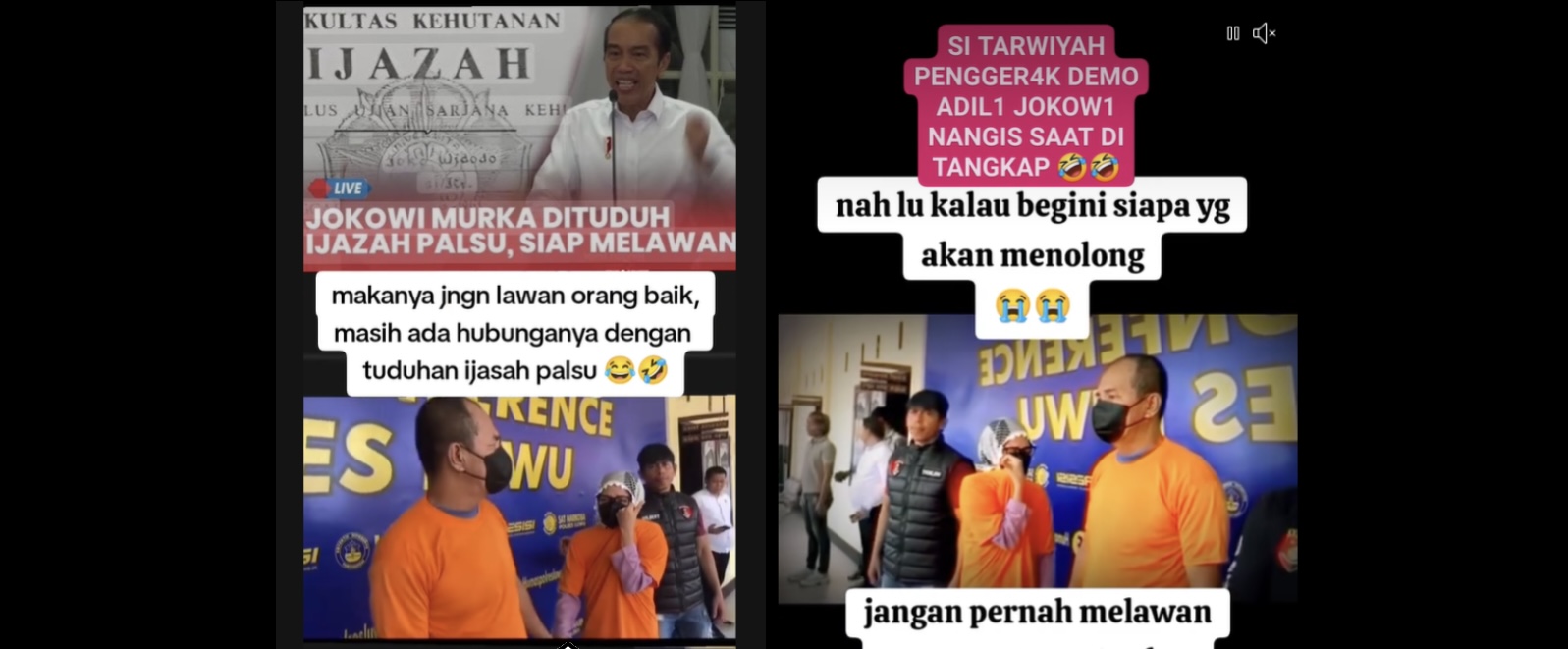 [HOAKS atau FAKTA] : Penuduh dan Pendemo Ijazah Palsu Jokowi Bisa Ditangkap Polisi