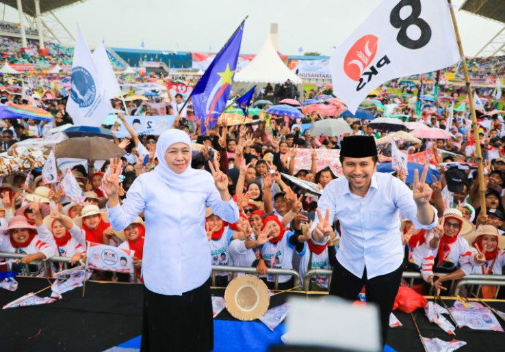 Unggul di Pilkada dengan Perolehan 12.192.165 Suara, Khofifah: Kemenangan Masyarakat Jatim
