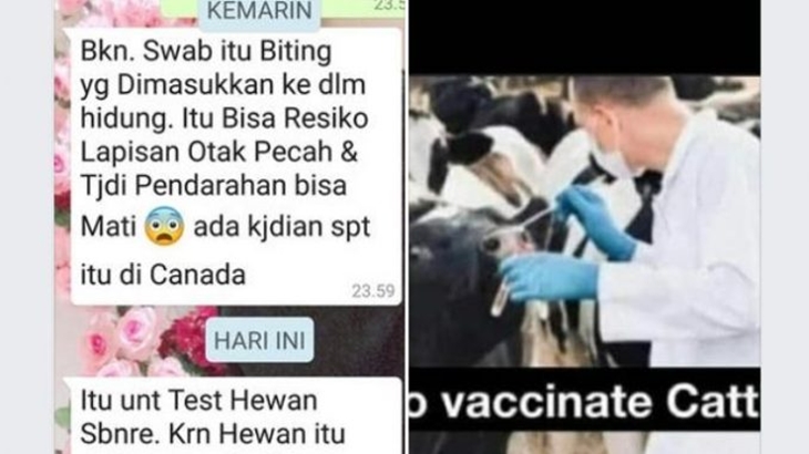 [HOAKS atau FAKTA]: Swab Test COVID-19 Sebabkan Kerusakan Jaringan Otak