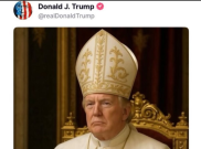 Trump Unggah Foto AI Pakai Atribut Paus Jelang Konklaf, Warganet Minta Dihapus
