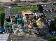 Belasan Rumah Dinas PAM Jaya di Benhil Dibongkar, Izin Tinggal Habis Penghuni Lama Pindah ke Rusun