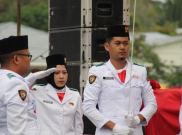 TKI Pimpin Upacara HUT Ke-74 RI di Kuching Malaysia