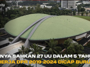 Hanya Sahkan 27 UU dalam 5 Tahun, Kinerja DPR 2019-2024 Dicap Buruk