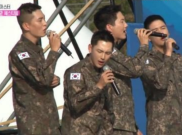 Ryeowook Super Junior Guncang Panggung Festival Militer di Choongnam