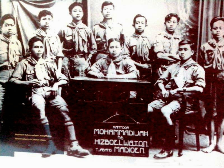 Pengurus Kepanduan Hizbul Wathan Kwartir Madiun. (Foto/pramuka-smpn196.blogspot.com)