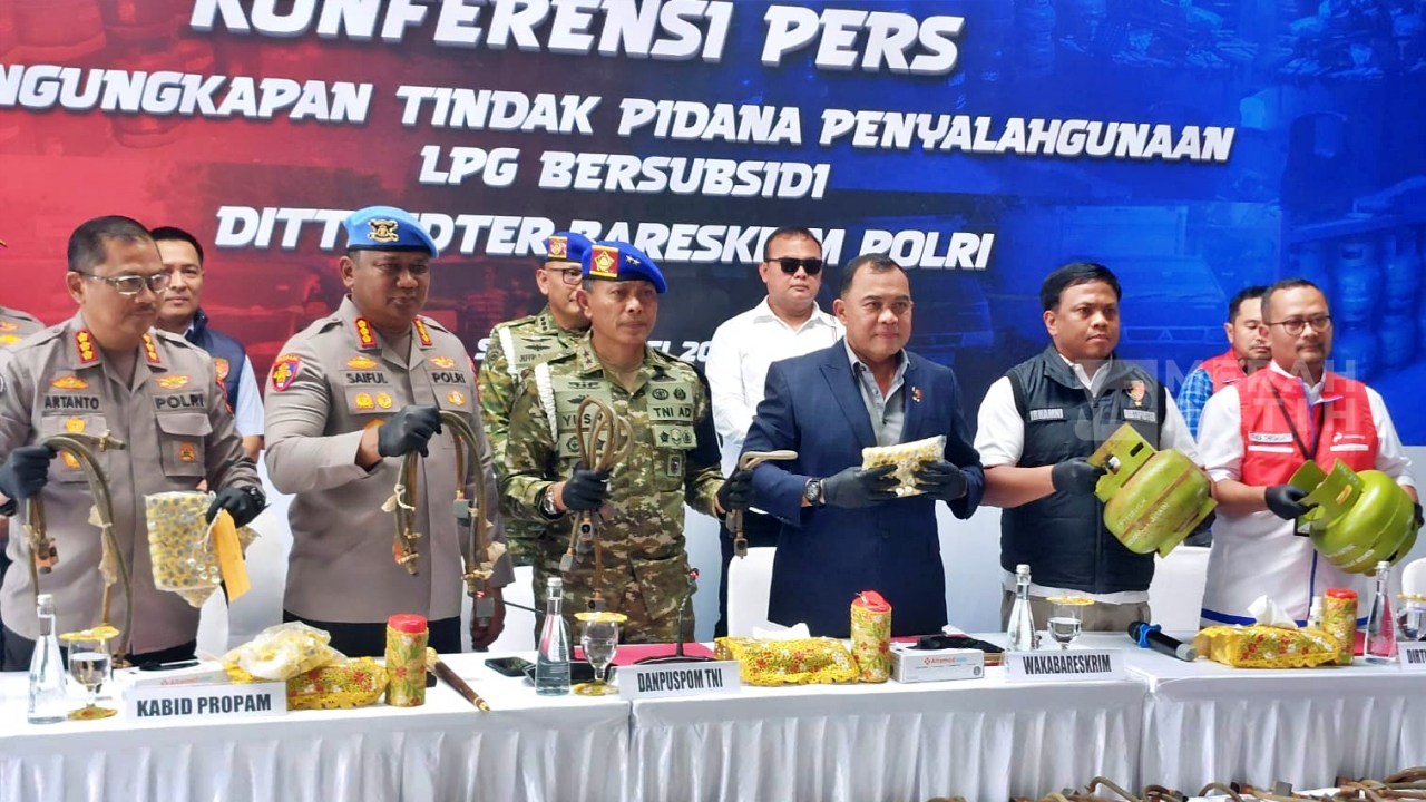 Bareskrim Bongkar Pabrik Oplos LPG 3 Kg di Klaten, Kerugian Negara Rp 6 Miliar