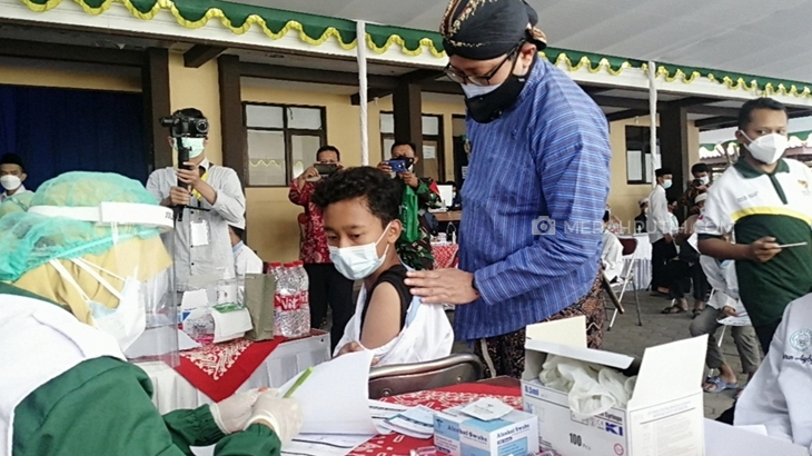 Baznas Yogyakarta Gelar Vaksinasi COVID-19 pada 525 Santri dan Kiai