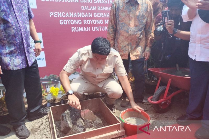 Menteri PKP Maruarar Groundbreaking 250 Rumah Gratis di Tangerang