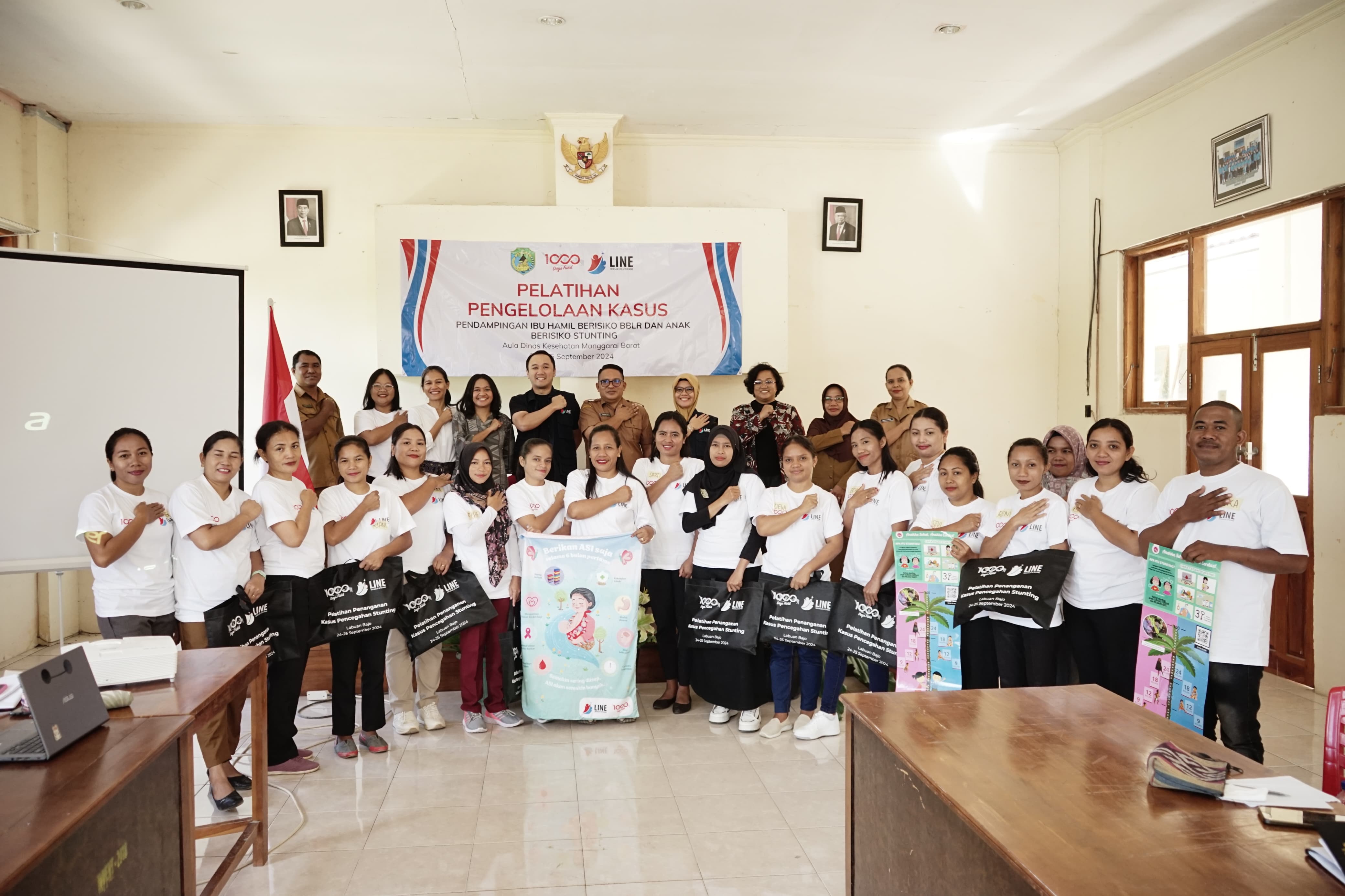 1000 Days Fund Gandeng LINE untuk Atasi Stunting di Manggarai Barat