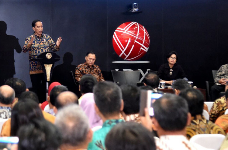 Jokowi Sambangi Bursa Efek Indonesia