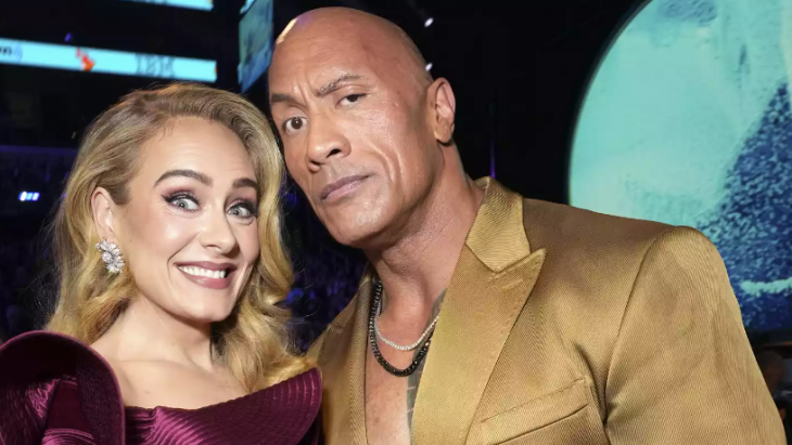 Berkat Trevor Noah, Adele Berhasil Ketemu The Rock di Grammy Awards 2023