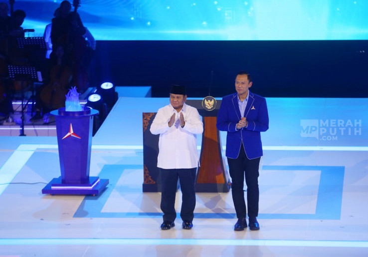 Presiden Prabowo Subianto Hadiri Puncak Peringatan HUT ke-25 Partai Demokrat