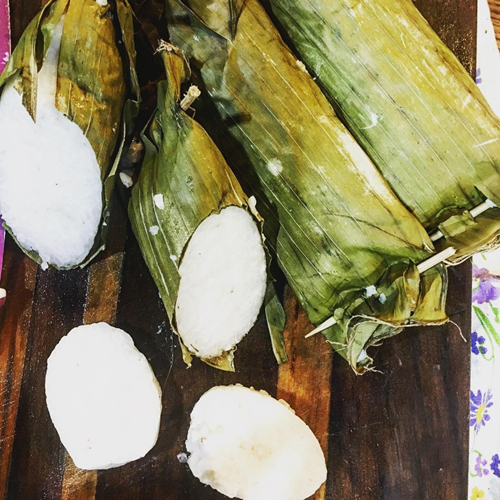 Lontong. (Instagram/ noraruslan)