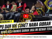 [HOAKS atau FAKTA]: KPU dan MK Coret Gibran dari Cawapres Prabowo