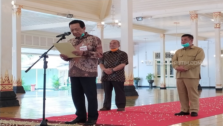 Titah Raja Jogja di Tengah Wabah COVID-19