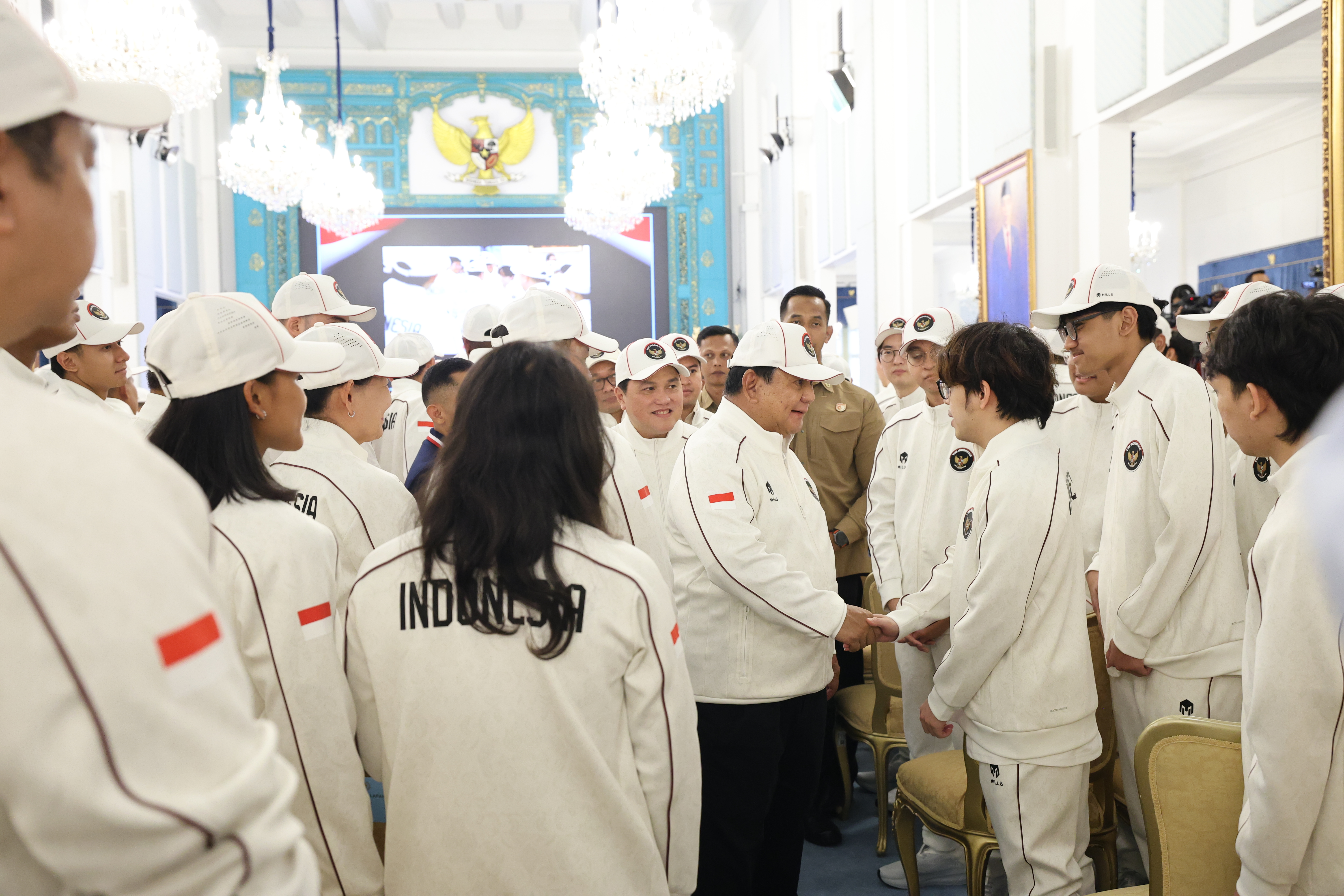 Lepas Kontingen Asian Games 2026, Presiden Prabowo Berpesan Buatlah yang Terbaik bagi Bangsamu
