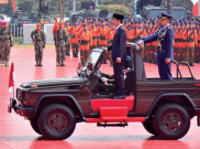 Presiden Jokowi Pimpin Upacara HUT ke-73 TNI