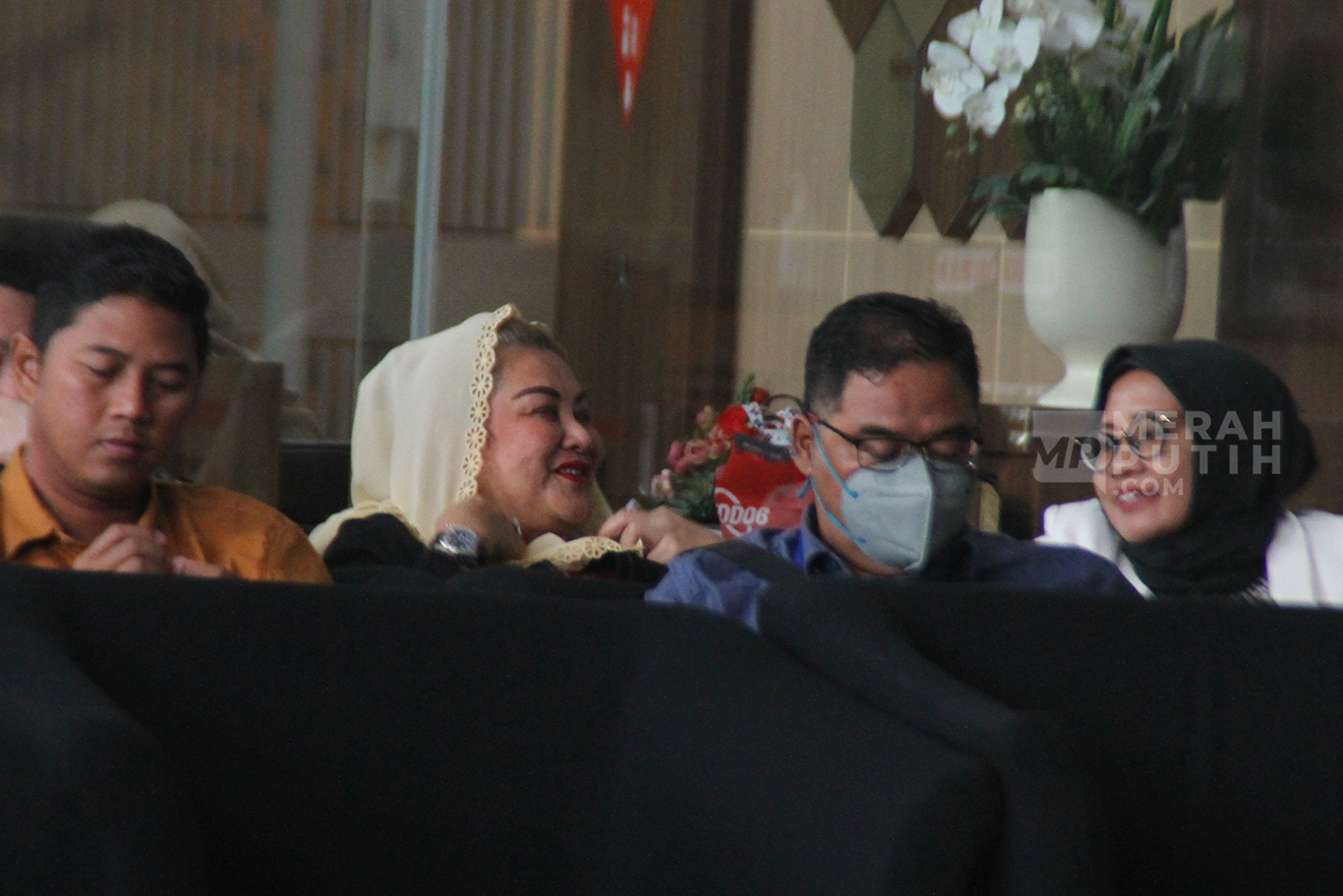 Wali Kota Semarang Hevearita Gunaryanti Rahayu saat di Gedung KPK.