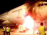 Genset Terbakar di Area Parkir Garuda Berhasil Dipadamkan 