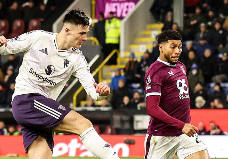 Manchester United Imbang 2-2 Lawan Burnley, Benjamin Sesko Akhirnya Cetak Gol Lagi
