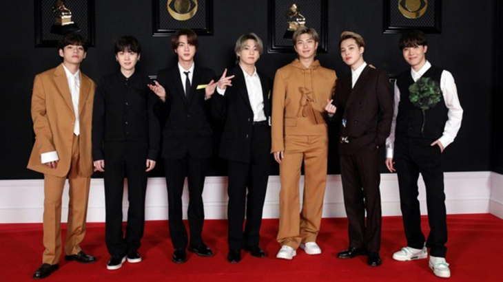 Alasan Tempat duduk BTS di Grammy 2022 Dipisah