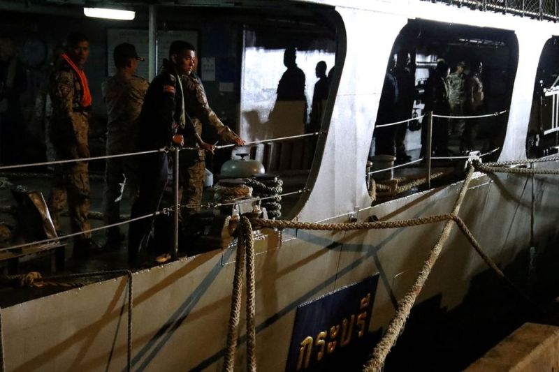 Kapal Perang Thailand Tenggelam