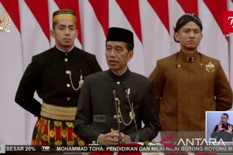 Jokowi Beberkan 10 Tahun Keberhasilan di Sidang Tahunan MPR Terakhir