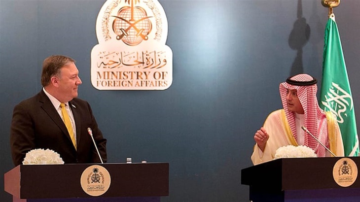 Menlu AS Mike Pompeo di Riyadh