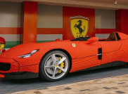Legoland Denmark Pamer Ferrari Monza SP1 Skala Penuh