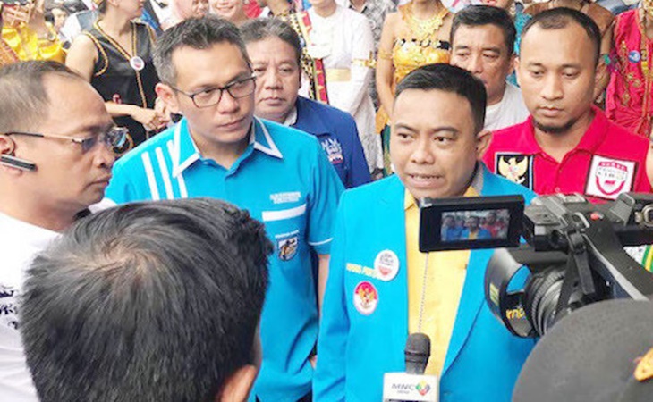 Ketua Umum AMPG Adi Baiquni mengadukan Kapolres Jakarta Barat ke DPR