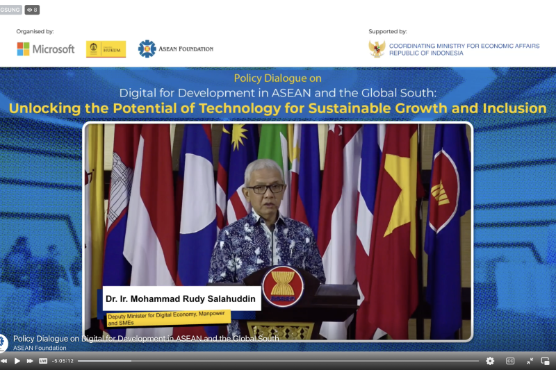 Pemerintah Klaim Indonesia Pemain Utama Ekonomi Digital ASEAN