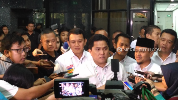 Pengusaha Erick Thohir dijagokan masuk Kabinet Jokowi-Ma'ruf