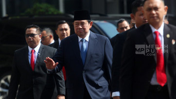 Presiden Ke-6 SBY Hadiri Sidang Pelantikan Presiden dan Wakil Presiden RI