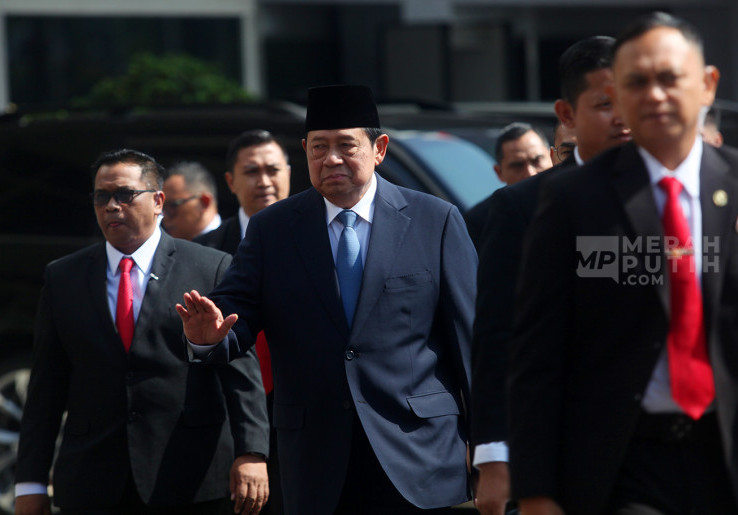 Presiden Ke-6 SBY Hadiri Sidang Pelantikan Presiden dan Wakil Presiden RI