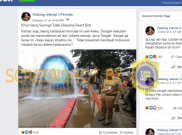 [HOAKS atau FAKTA]: Banjir di Jateng akibat Ulah Anies