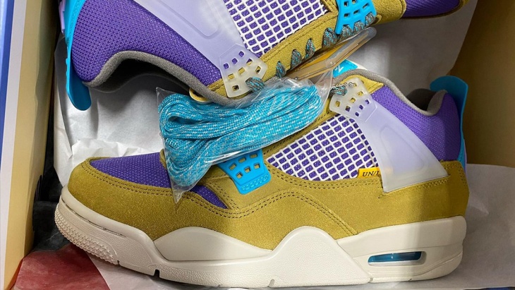 Intip Tampilan Sepatu Union LA x Air Jordan 4 