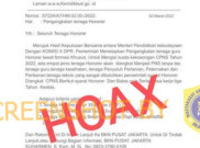 [HOAKS atau FAKTA]: Kemendikbud Angkat Tenaga Honorer Jadi CPNS Tanpa Tes