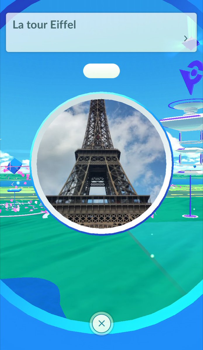 Tempat-tempat ternama dijadikan tempat mengumpulkan item di Pokemon Go (Foto: Twitter/@buzz92130)