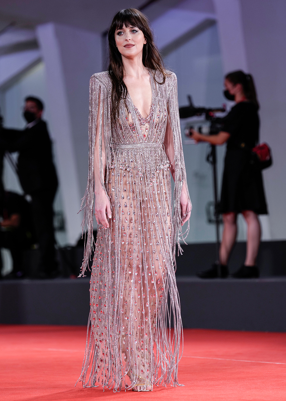 Dakota Johnson, Venice Film Festival. (Foto AP)