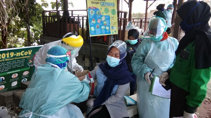 Vaksinasi ASN Pemkab Sleman. (Foto: MP/Humas Pemkab Sleman)